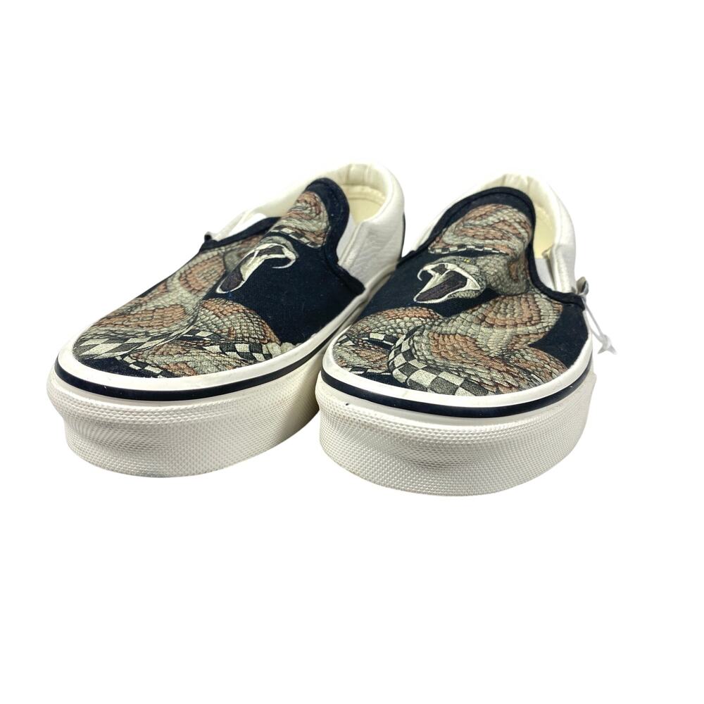 Vans Desert Cobra Snake Low Slip On Shoes Womens 5 Skater Grunge Y2K Reptile Mob - Picture 4 of 11